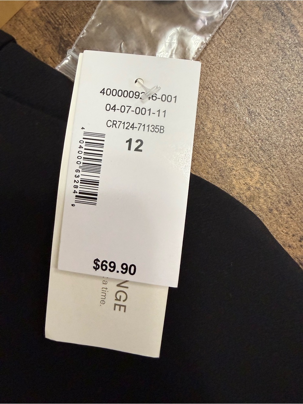 NWT Cleo Women's Dress Pants Black Hannah-Wide Leg, Relaxed Thigh Size 12 - Picture 2 of 6